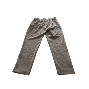 Aritzia Babaton Cohen Pants Pleated Cropped Trousers 6 Beige thumbnail 3