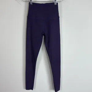 Beyond Yoga Spacedye Vitalize Full Length High Waist Leggings‎ Heather Purple XS thumbnail 5