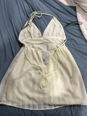Forever 21 Off-White Dress thumbnail 2
