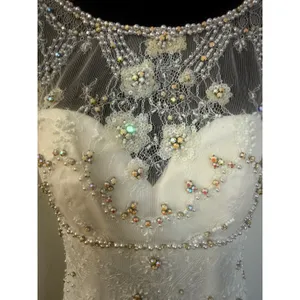 Sherri Hill Style 50069 Ivory Lace Mermaid Gown Size 2 thumbnail 9