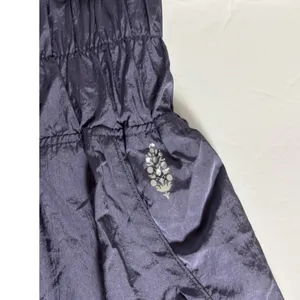 FP Movement Way Home Purple High Rise Smocked Waist Athletic Running Shorts M thumbnail 5