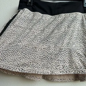 Lululemon Pace Rival Skirt Dottie Dash Grain Black Size 6 TALL Golf Tennis Small thumbnail 2