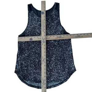 Lululemon Sculpt Tank Splatter White Black Size 6 Tank thumbnail 11