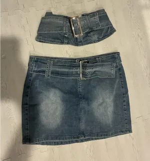 Denim skirt set Blue Size M thumbnail 2