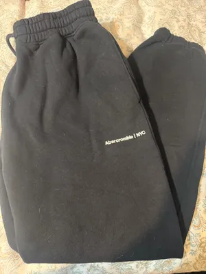 Abercrombie and Fitch Black Sweatpants thumbnail 1