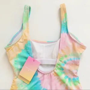 Stoney Clover Lane x Target Colab Rainbow Tie Dye One Piece Swimsuit Size XS New thumbnail 7