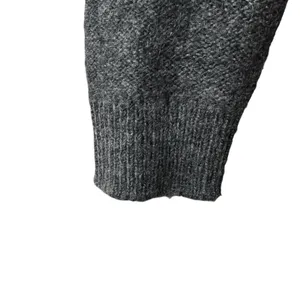 Magaschoni Women's Size Large Crewneck‎ Wool Mohair Blend Grey Sweater thumbnail 3