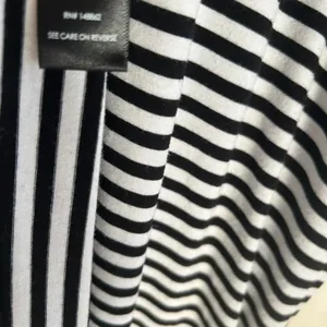 Torrid‎ Black and white striped snap button up tank dress 00 thumbnail 6