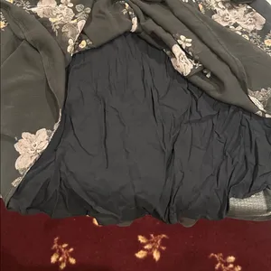 Free People Penny Lover Mini Dress in Raven Combo Women's Size Large boho flowy thumbnail 11