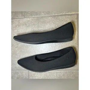 Vivaia Aria Walker Black Pointed Toe Knit Ballet Flats Women’s Shoe Size 11 thumbnail 6