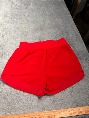 Under Armour Women’s Red Athletic Shorts loose XS thumbnail 3
