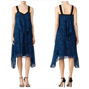 Derek Lam 10 Crosby Cami Midi Silk Dress‎ Size 6 thumbnail 2