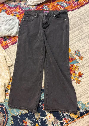 Edikted Jeans Black Low-Rise thumbnail 1
