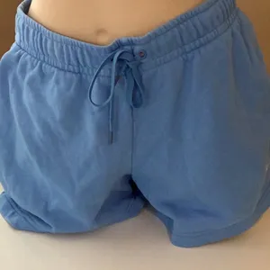 Nike Size Medium Light Blue Elastic Tie Waist Shorts. Preloved thumbnail 1
