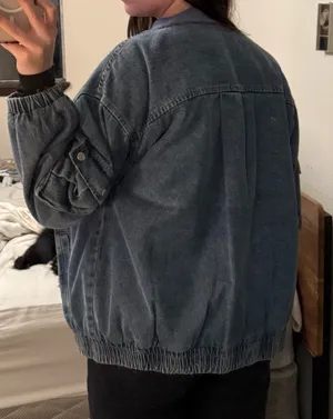 Lane201 Denim Bomber Jacket thumbnail 4