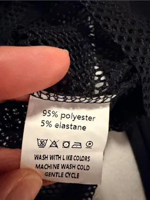 Incerun NWT Black Mesh Panel Long thumbnail 5