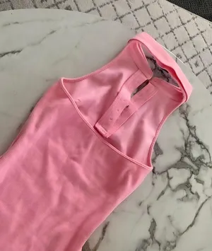 Pink Halter Dress thumbnail 4