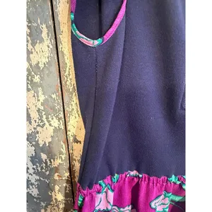 Lilly Pulitzer Blue Purple Floral Wrap Tank Dress, size Small thumbnail 8