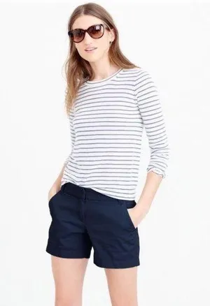 J.Crew Navy Chino Shorts thumbnail 1