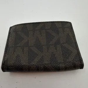 Michael Kors Compact Wallet Brown Signature Coated Canvas Wa thumbnail 3