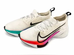 -Nike Air Zoom X Tempo Next % Flynit Women White Sneakers Size -8 thumbnail 1