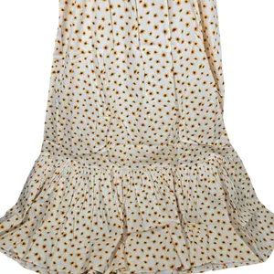 WeWoreWhat Smocked Midi Dress Ditsy‎ Daisies Ivory Multi Womens Size M New thumbnail 5