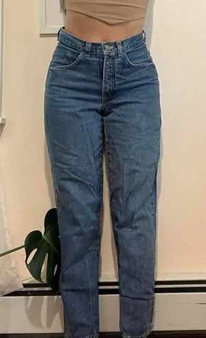 Vintage High Waisted Jeans Blue Size 4 thumbnail 1