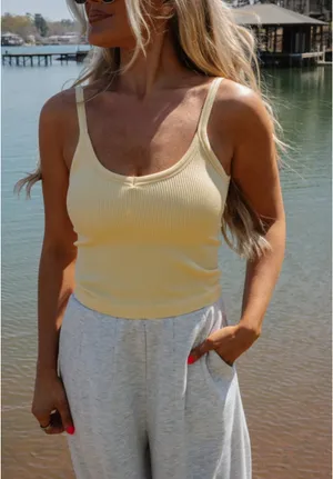 These Three Boutique Yellow Tank thumbnail 1