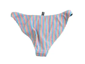 Triangl Melrose Terrycloth Sherbet Colorful Stripes One Shoulder Bikini XL thumbnail 6