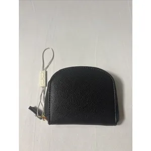 Charlie Paige Black Zip Around Heart Logo‎ Coin Change Purse NWOT READ thumbnail 3