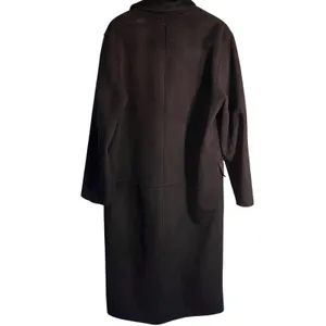 Harve Benard by Bernard Holtzman Womens‎ Black Suede Long Coat Jacket Size 14 thumbnail 2