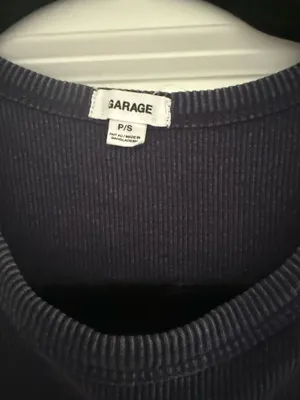 Garage Navy Ribbed 'West Village' Tank Top thumbnail 3