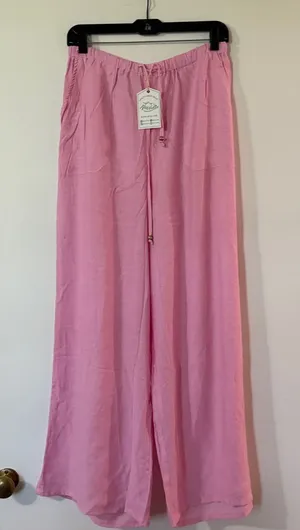 Very J Pink Wide Leg Pants thumbnail 1
