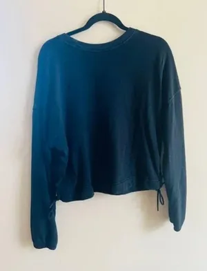 Aerie Offline Black Crewneck thumbnail 4