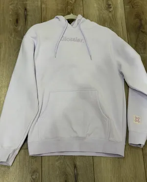 Glossier Womens Crewneck Hoodie - Light Lavender thumbnail 1