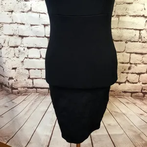 Lulu's Black Bodycon Dress with‎ Ruffle Sleeves thumbnail 3