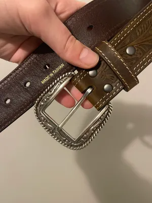 Ariat Floral Embossed Ends Belt 32 thumbnail 2