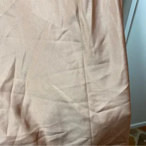 Show Me Your Mumu Jasmine‎ Halter Midi Dress rose gold luxe satin size xs formal thumbnail 10
