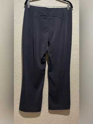 lululemon Ribbed Softstreme Zip leg High Rise Cropped 25” Pants Black Size 12 thumbnail 5