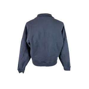 Outdoor Voices Charcoal Gray Quarter Zip Oversized Pullover Sweatshirt Small thumbnail 3