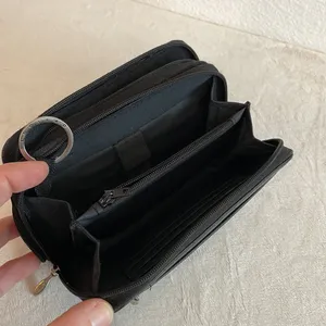 Buxton Black Leather Zip thumbnail 4