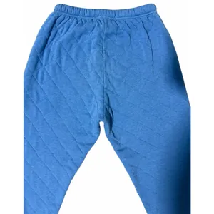 Aviator Nation‎ Quilted Sweatpants Ocean Blue Size Large thumbnail 4
