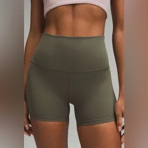 NWT Lululemon Align High Rise Short 4” Army Green Women’s Shorts Size 10 thumbnail 4