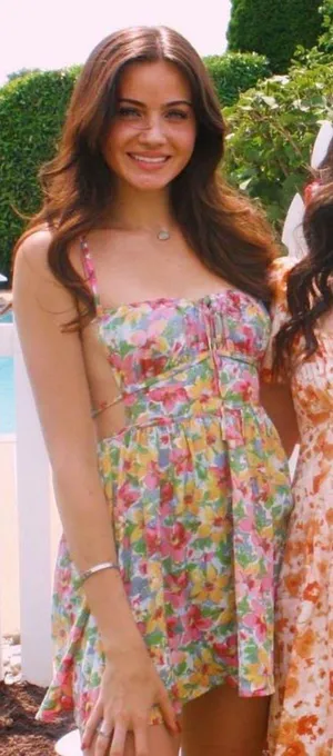 Floral Mini Sundress Multi Size XS petite thumbnail 1