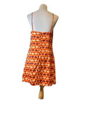 Urban Outfitters Retro Geometric Cowl Neck Mini Dress thumbnail 2