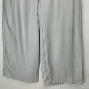 NWOT Zara High Rise Trouser Pants Sz Small Grey Wide Leg thumbnail 9