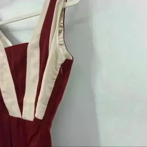 Marc‎ Angelo Maroon/Beige Dress Size 8 Red thumbnail 6