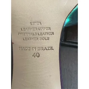 Wittner Luiza Luster Holographic Leather Flared Sandal thumbnail 9