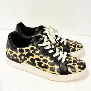 Coach Size‎ 8.5 Leopard Animal Print Lowline Low Top Sneaker thumbnail 3