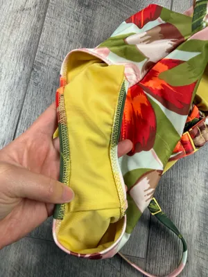 Aerie Cream Tropical Cutout One Piece Swimsuit thumbnail 11